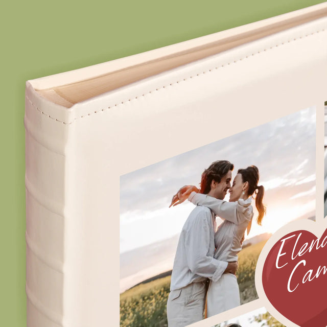 Colaj De Fotografii: Prima Aniversare A Nunții – Inimă - Album Foto