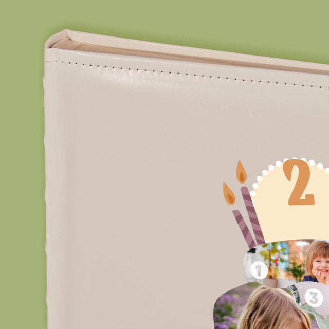 Formă Din Fotografii: Tort De Zi De Naștere - Album Foto