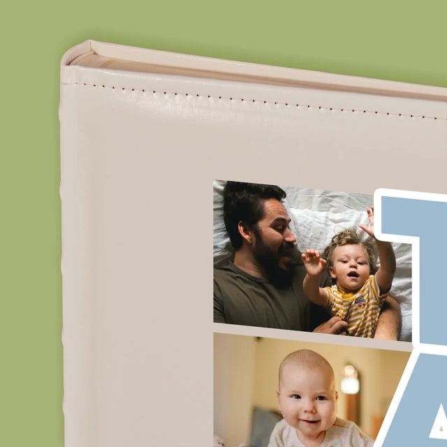 Colaj De Fotografii: Inscripție Tata - Album Foto