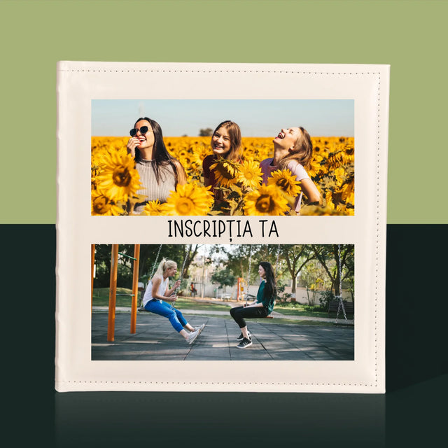 Colaj De Fotografii: 2 Fotografii Cu Inscripție - Album Foto