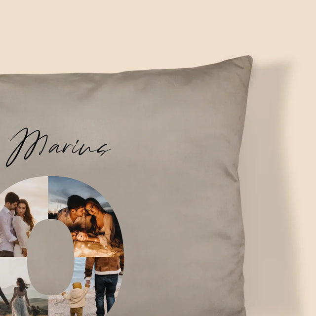 Cuvânt Din Fotografii: A 10-A Aniversare A Nunții - Pernă (Cu Fotografie)