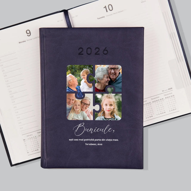 Colaj De Fotografii: Puzzle Fotografii Pentru Bunic - Calendar De Carte (Fotografie)