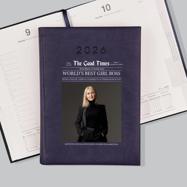Copertă Derevistă: World’S Best Girl Boss - Calendar De Carte (Fotografie)