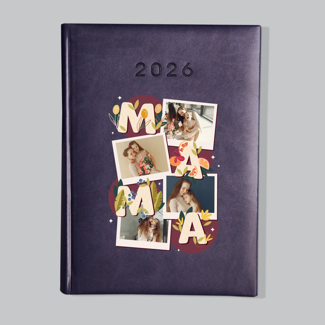 Colaj De Fotografii: Litere Mama - Calendar De Carte (Fotografie)