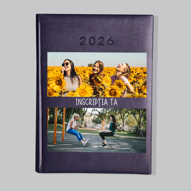 Colaj De Fotografii: 2 Fotografii Cu Inscripție - Calendar De Carte (Fotografie)
