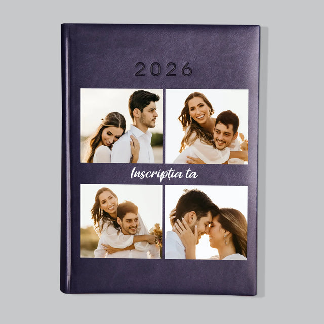 Colaj De Fotografii: 4 Fotografii Cu Inscripție - Calendar De Carte (Fotografie)