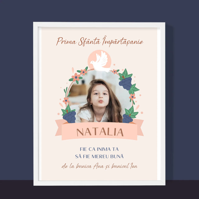 Fotografie Si Semnătură: Bunătate În Inima Împărtășirii - Imprimare Cu Ramă 30X40 (Verticală)