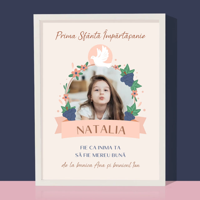 Fotografie Si Semnătură: Bunătate În Inima Împărtășirii - Imprimare Cu Ramă 30X40 (Verticală)