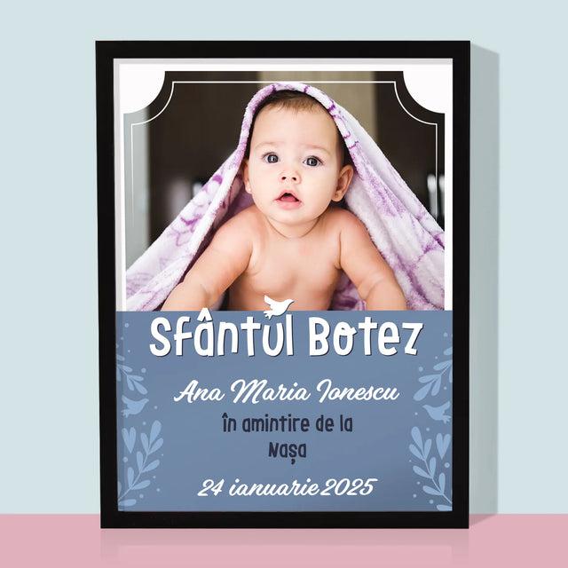 Fotografie Si Semnătură: Sfântul Botez - Imprimare Cu Ramă 30X40 (Verticală)