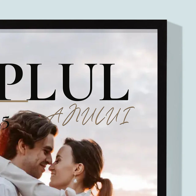Copertă Derevistă: Cuplul Anului - Imprimare Cu Ramă 30X40 (Verticală)