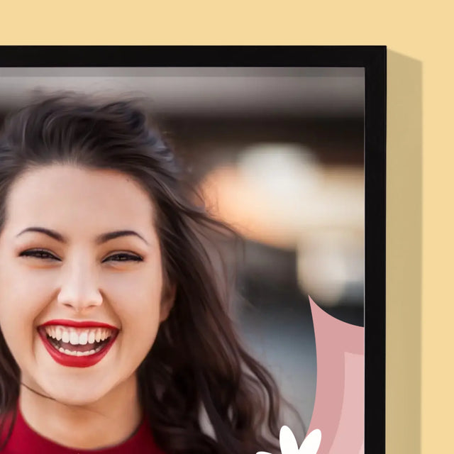 Fotografie Si Semnătură: Minunată Educatoare De Grădiniță - Imprimare Cu Ramă 30X40 (Verticală)