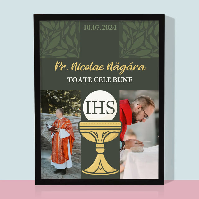 Colaj De Fotografii: Toate Cele Mai Bune Urări - Imprimare Cu Ramă 30X40 (Verticală)