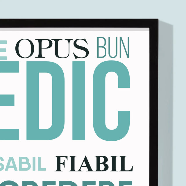 Colaj De Fotografii: Caracteristicile Medicului - Imprimare Cu Ramă 30X40 (Verticală)