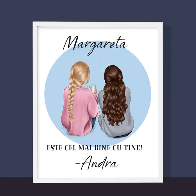 Creator de personaje: Prieteni - Imprimeu înrămat | RO