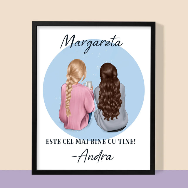 Creator de personaje: Prieteni - Imprimeu înrămat | RO