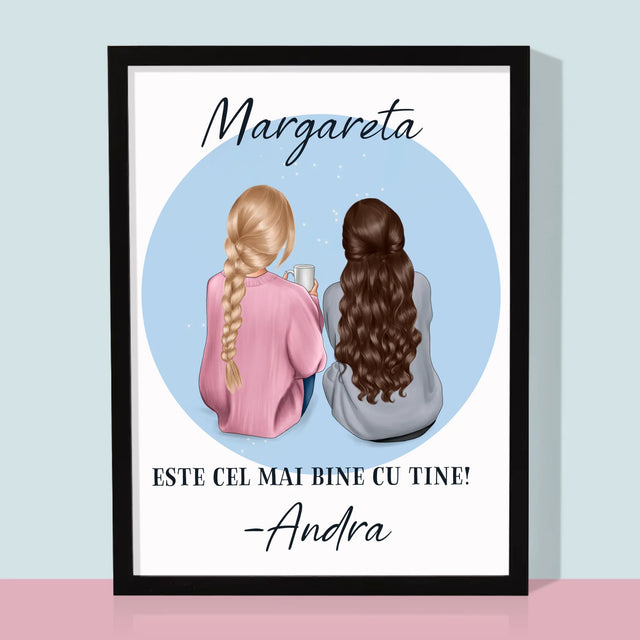 Creator de personaje: Prieteni - Imprimeu înrămat | RO