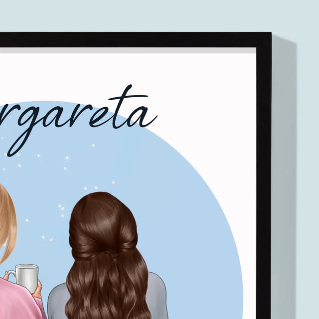 Creator de personaje: Prieteni - Imprimeu înrămat | RO