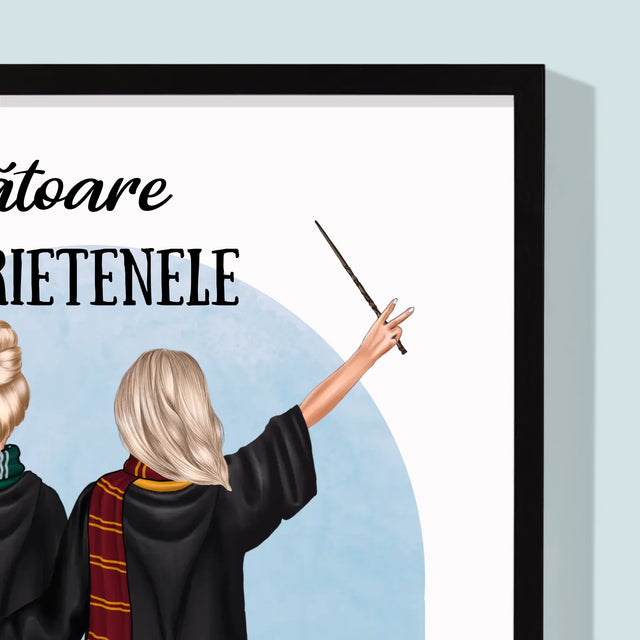 Creator De Personaj: Prietenele Fermecătoare - Imprimare Cu Ramă 30X40 (Verticală)