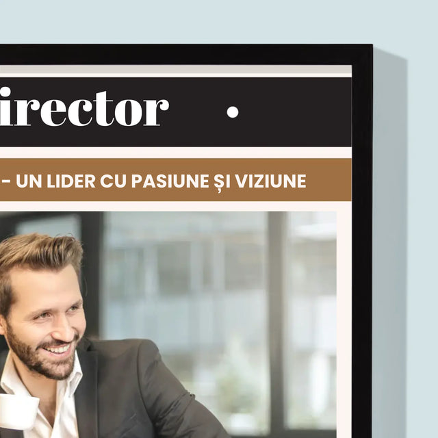 Copertă Derevistă: Director - Imprimare Cu Ramă 30X40 (Verticală)