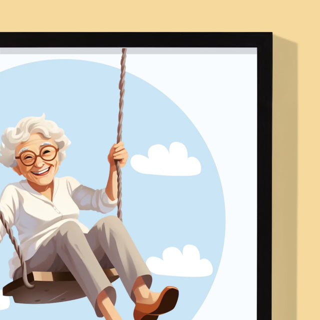 Numele Și Semnătura: Îndeplinește-Ți Visele - Imprimare Cu Ramă 30X40 (Verticală)