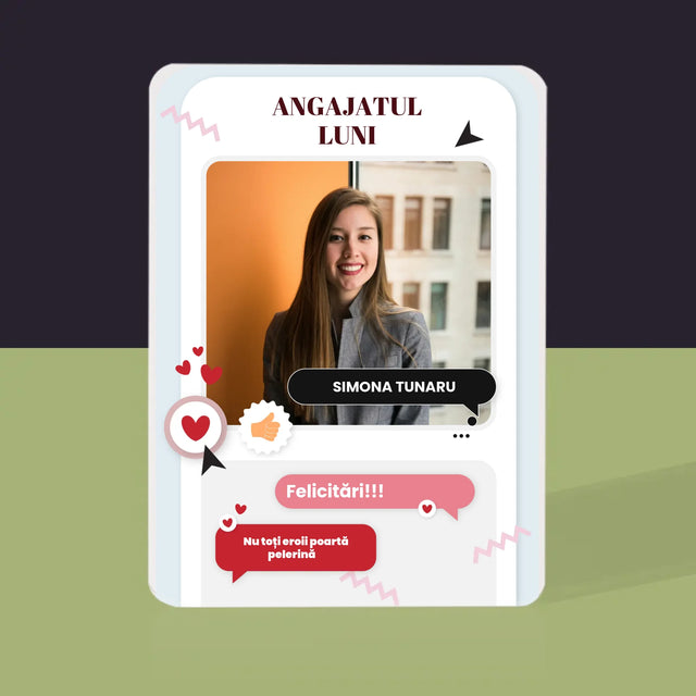 Fotografie Si Semnătură: Angajatul Lunii - Cărți De Jok