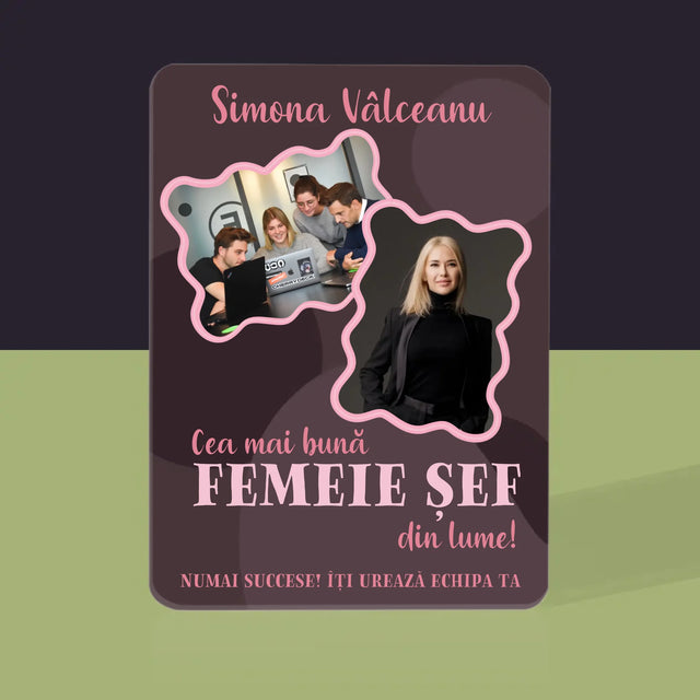 Colaj De Fotografii: Cea Mai Bună Femeie Șef - Cărți De Jok