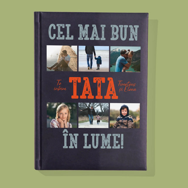 Colaj De Fotografii: Cel Mai Bun Tată Din Lume Fotografii - Carte Pentru Notițe