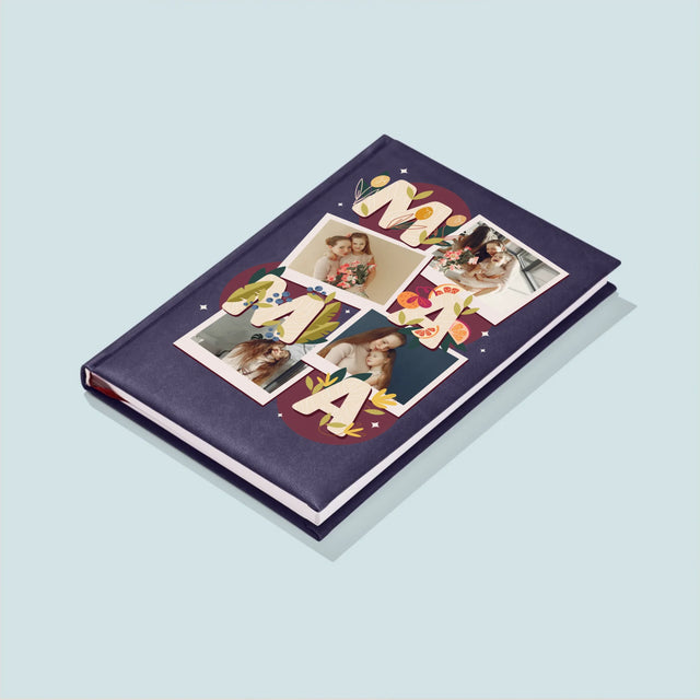 Colaj De Fotografii: Litere Mama - Carte Pentru Notițe