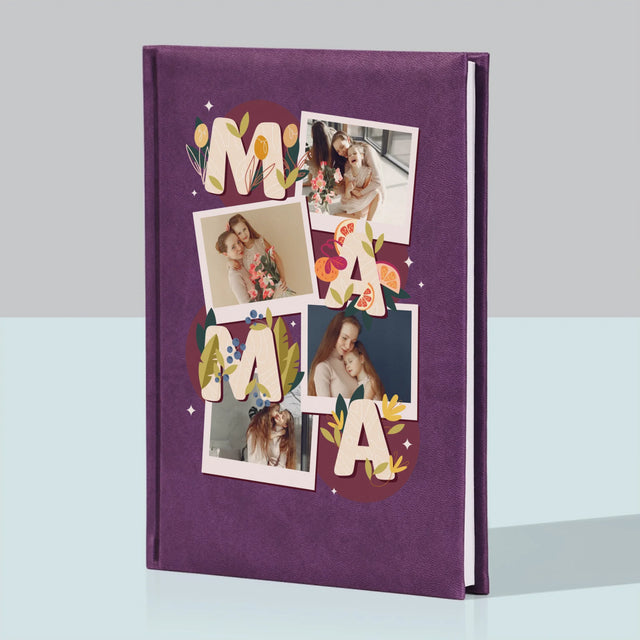 Colaj De Fotografii: Litere Mama - Carte Pentru Notițe