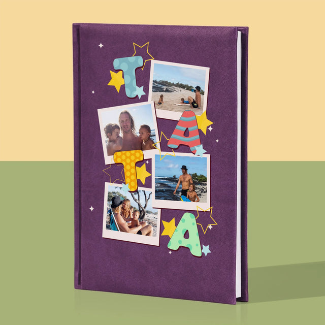 Colaj De Fotografii: Litere Tată - Carte Pentru Notițe