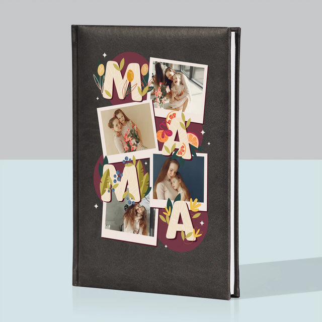 Colaj De Fotografii: Litere Mama - Carte Pentru Notițe