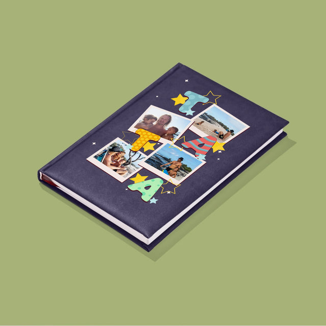 Colaj De Fotografii: Litere Tată - Carte Pentru Notițe