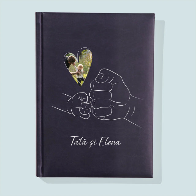 Fotografie Si Semnătură: Tata Copilul Mânuța - Carte Pentru Notițe