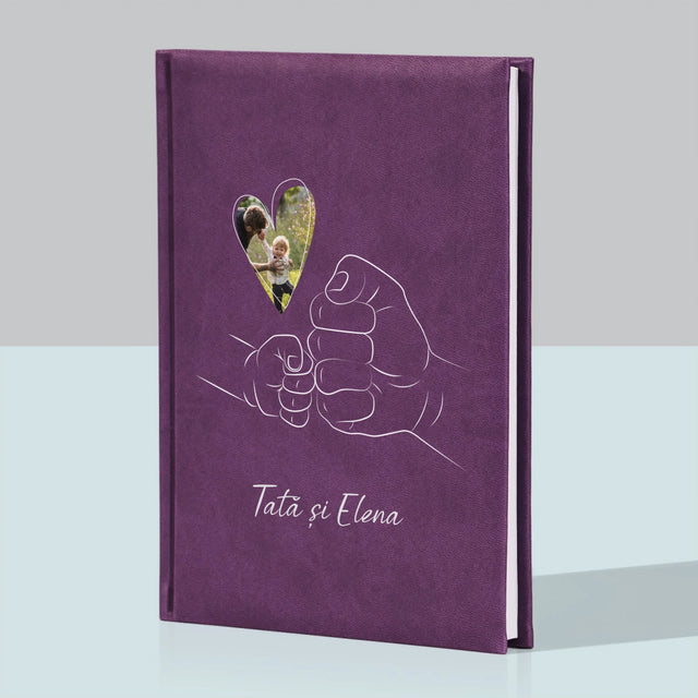 Fotografie Si Semnătură: Tata Copilul Mânuța - Carte Pentru Notițe