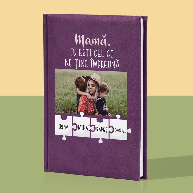 Fotografie Si Semnătură: Mamă, Tu Ești Ceea Care Ne Ține Împreună - Carte Pentru Notițe