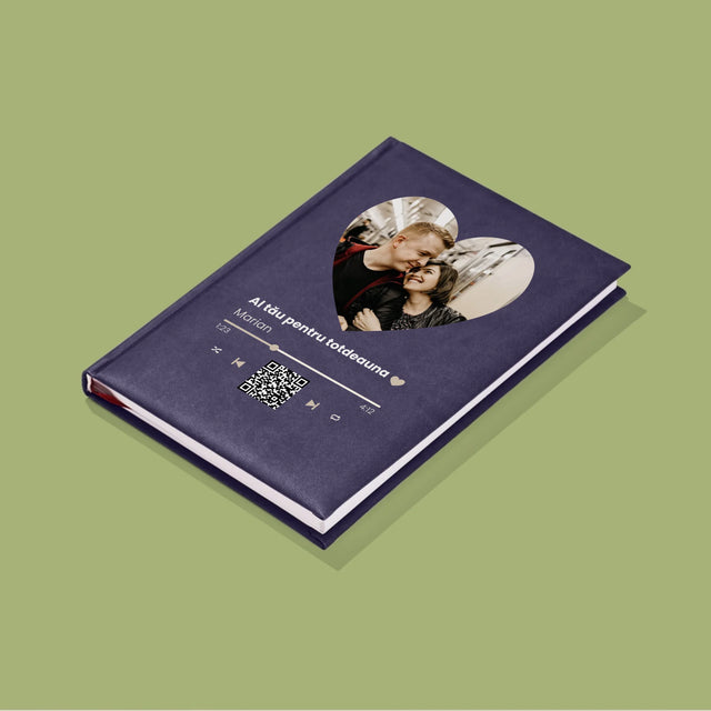 Fotografie Si Semnătură: Cântecul Nostru Inimă Cod Qr - Carte Pentru Notițe