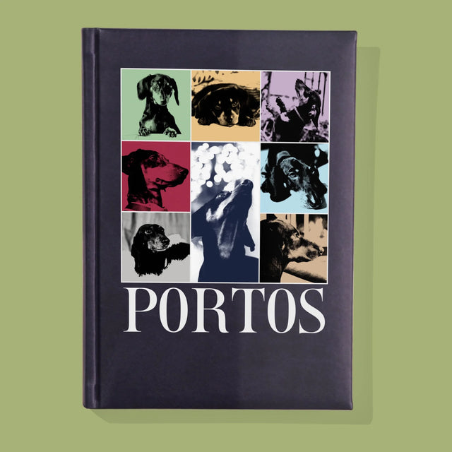 Colaj De Fotografii: Cățeluș Ca Taylor - Carte Pentru Notițe