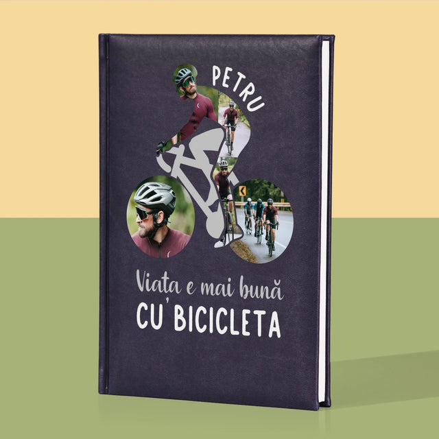 Formă Din Fotografii: Viața E Mai Bună Cu Bicicleta - Carte Pentru Notițe