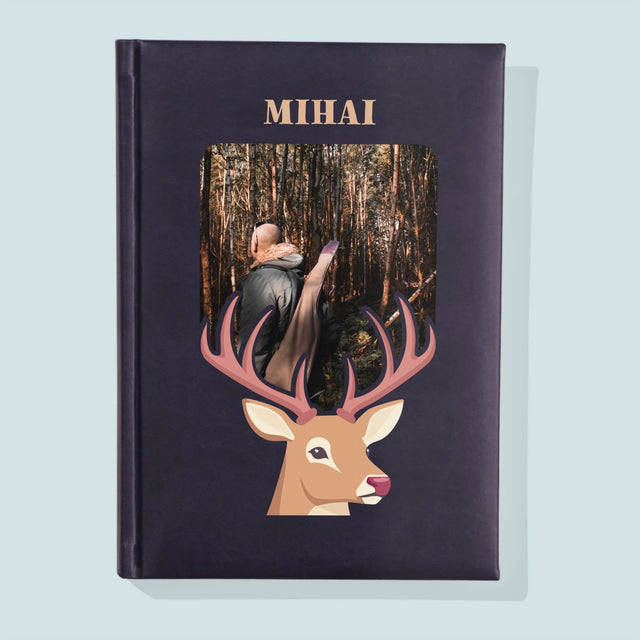 Fotografie Si Semnătură: Cerb - Carte Pentru Notițe