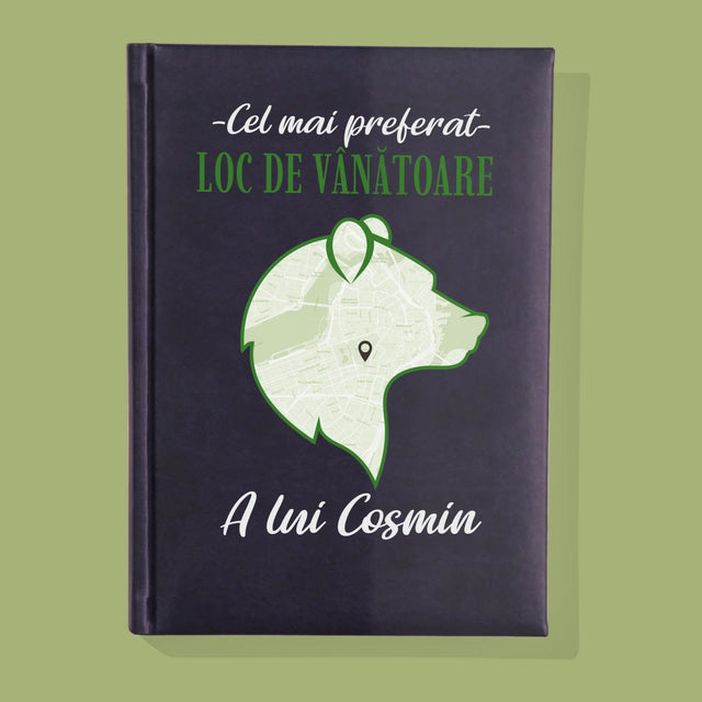 Harta Oraș: Cel Mai Preferat Loc De Vînătoare - Carte Pentru Notițe