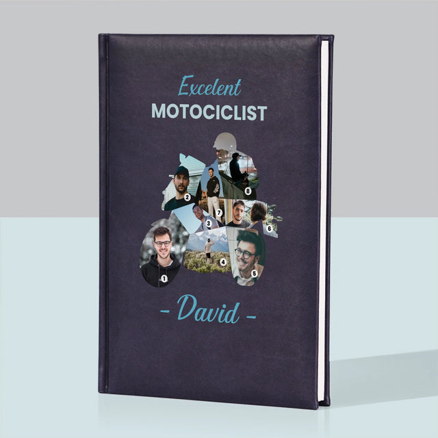 Formă Din Fotografii: Motociclist Excelent - Carte Pentru Notițe