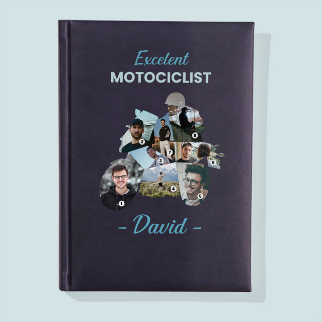 Formă Din Fotografii: Motociclist Excelent - Carte Pentru Notițe