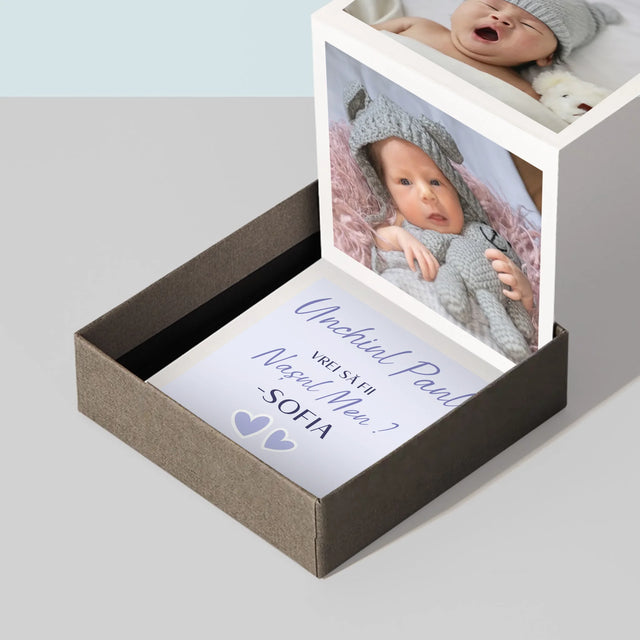 Colaj De Fotografii: Vrei Să Fii Nașul Meu - Set De Fotografii Pliante