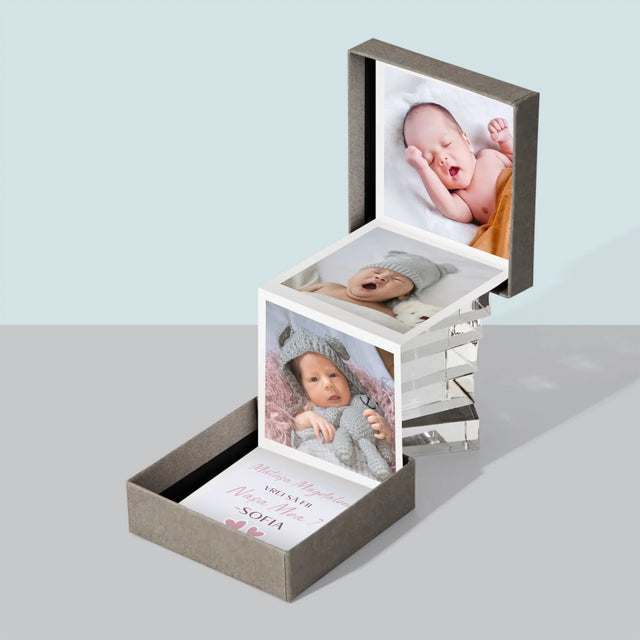 Colaj De Fotografii: Vrei Să Fii Nașa Mea - Set De Fotografii Pliante