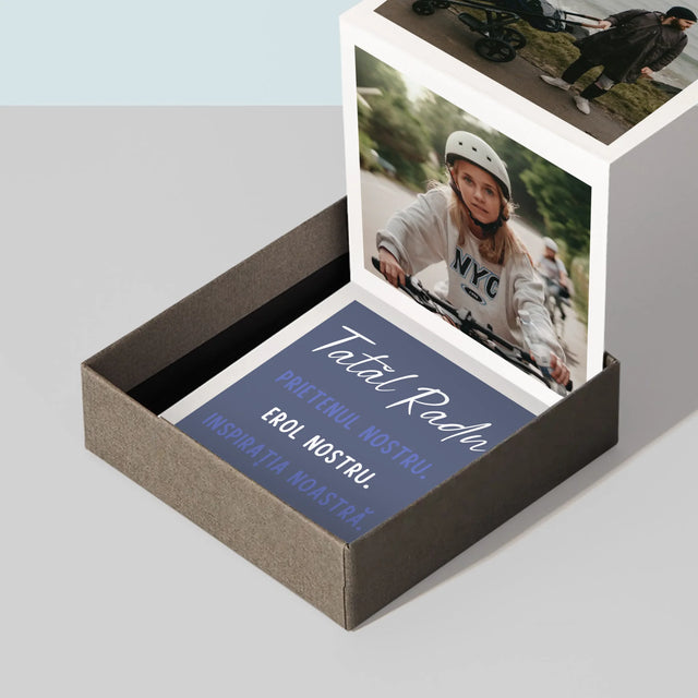 Colaj De Fotografii: Tată Prieten - Set De Fotografii Pliante