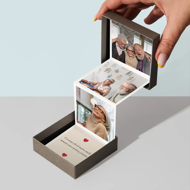 Formă Din Fotografii: A 50 Zi De Naștere - Set De Fotografii Pliante