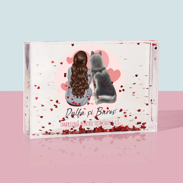 Creator De Personaj: Prietenul Canin - Ramă De Sticlă Cu Apă Pentru Fotografii