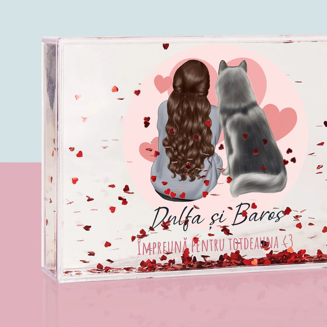 Creator De Personaj: Prietenul Canin - Ramă De Sticlă Cu Apă Pentru Fotografii