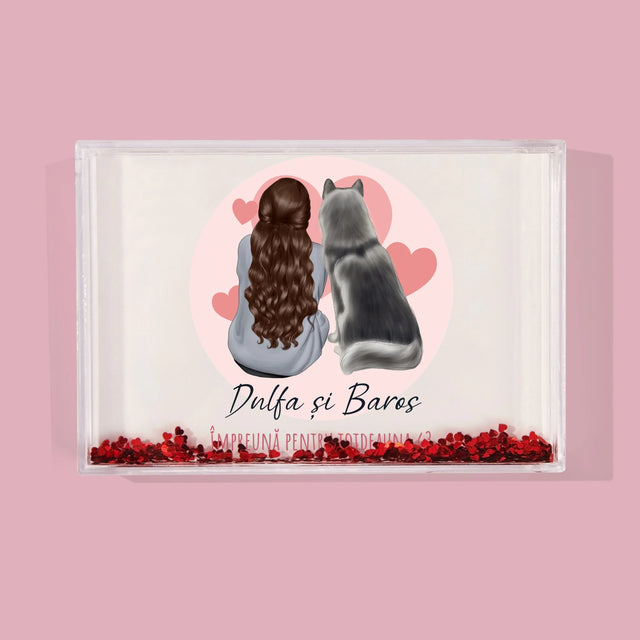 Creator De Personaj: Prietenul Canin - Ramă De Sticlă Cu Apă Pentru Fotografii