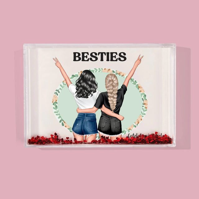 Creator De Personaj: Best Friends - Ramă De Sticlă Cu Apă Pentru Fotografii